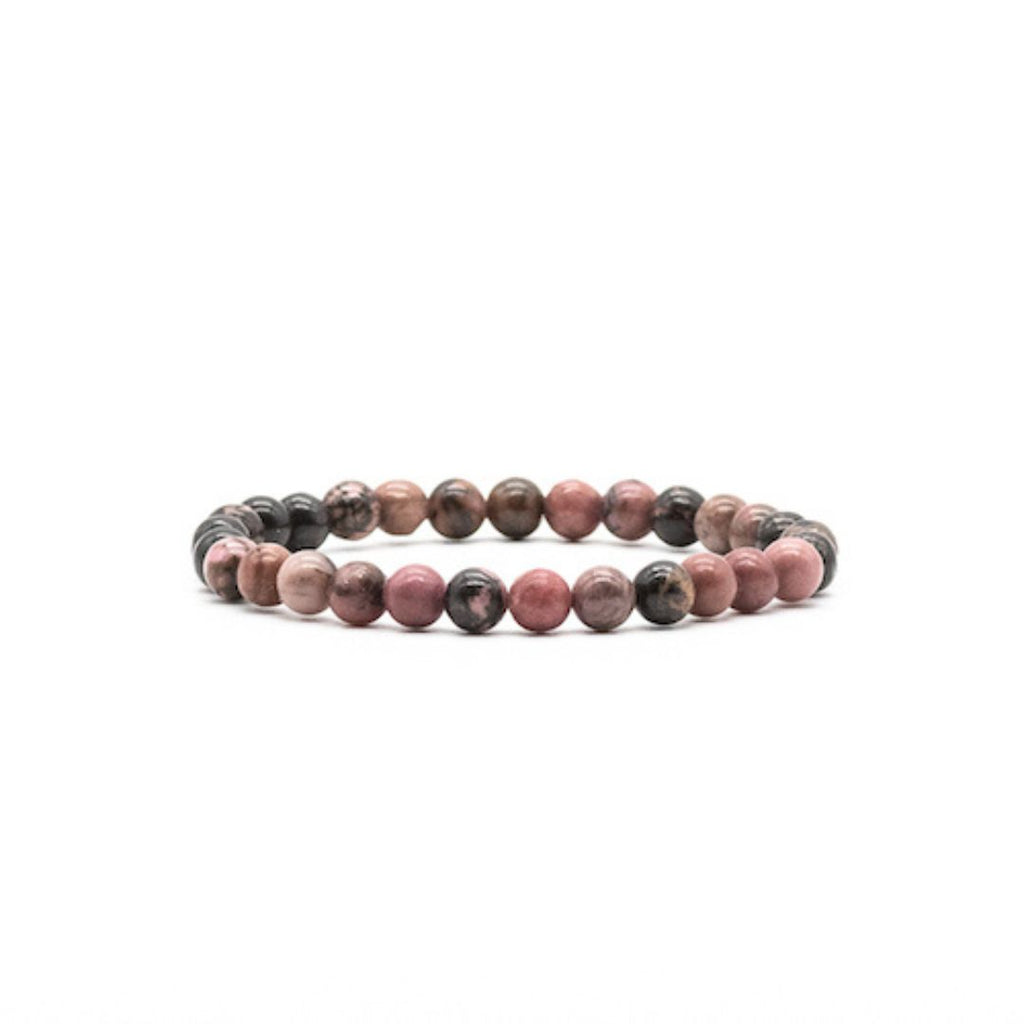 Bracelet en perles de Rhodonite