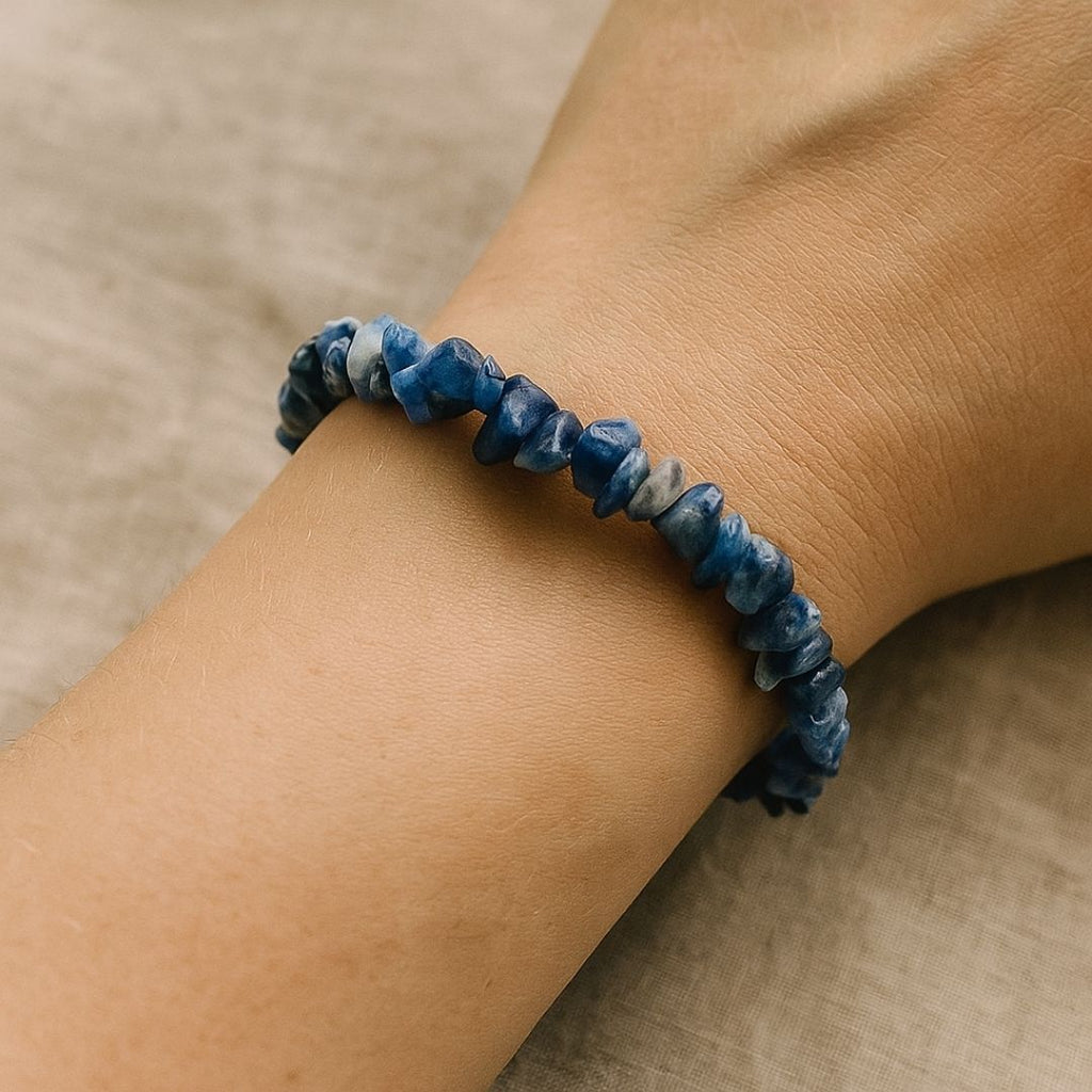 Bracelet baroque en Sodalite