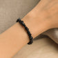 Bracelet baroque en Tourmaline noire